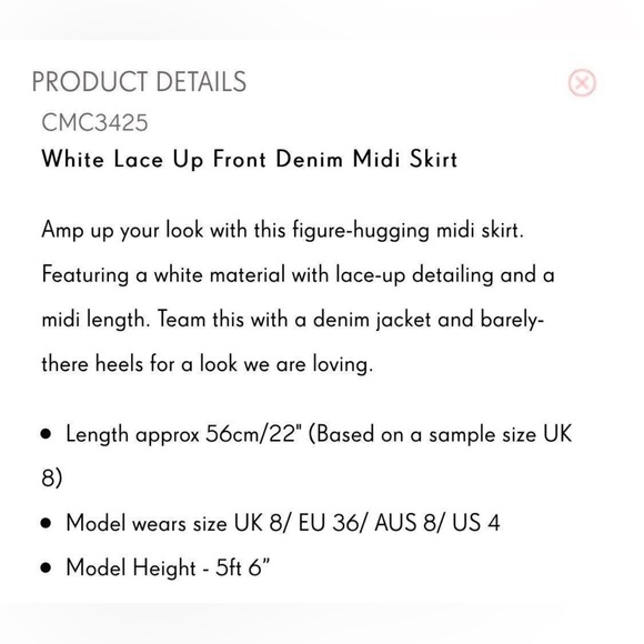 PrettyLittleThing Denim Skirt - Picture 3 of 8